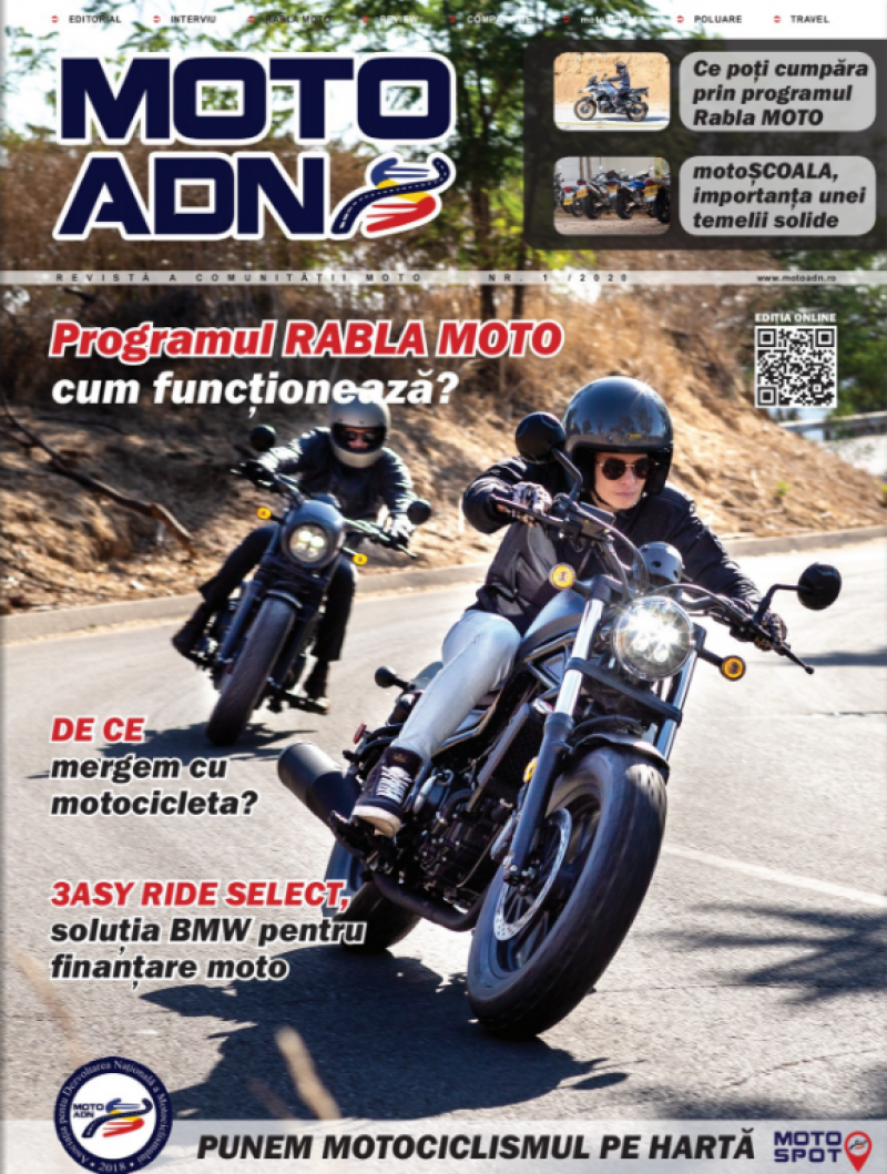 Prima ediție a revistei motoADN!