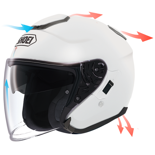 Casca Moto Open Face SHOEI J-CRUISE II ADAGIO TC-6 · Alb / Negru 