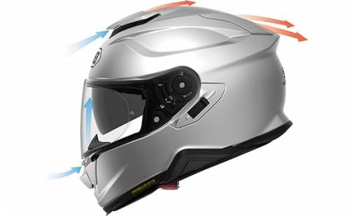 Cască Moto Integrală SHOEI GT-AIR II Notch TC-1 · Negru / Roșu / Gri 