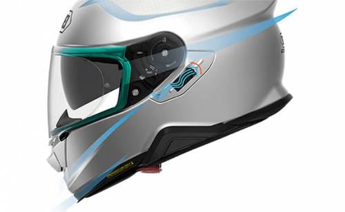 Cască Moto Integrală SHOEI GT-AIR II Notch TC-1 · Negru / Roșu / Gri 