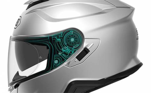 Cască Moto Integrală SHOEI GT-AIR II Notch TC-1 · Negru / Roșu / Gri 