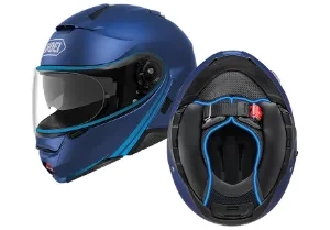 Cască Moto Flip-Up SHOEI NEOTEC-II RESPECT TC-10 · Negru / Albastru / Alb / Roșu 