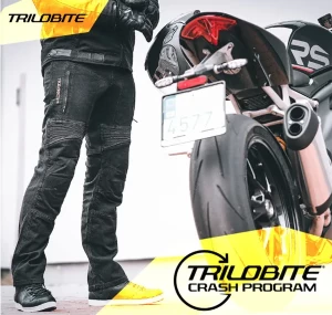 Blugi Moto TRILOBITE 25607 PARADO DOUBLELAYER AAA · Negru