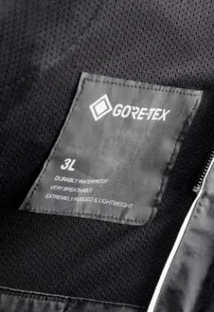 Geacă Moto din textil GoreTex REVIT STRATUM GTX · Gri / Negru / Alb 