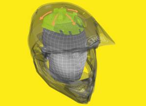 Cască Offroad SHOEI VFX-WR 06 · Negru 