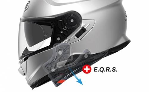 Cască Moto Integrală SHOEI GT-AIR II Notch TC-1 · Negru / Roșu / Gri 