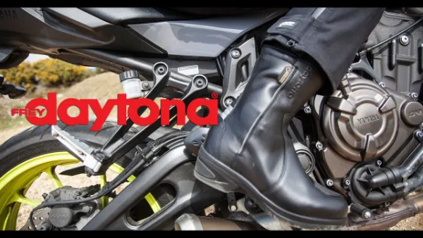 Video Ghete Moto GoreTex & Piele Naturală DAYTONA AC Dry GTX G2 · Negru 