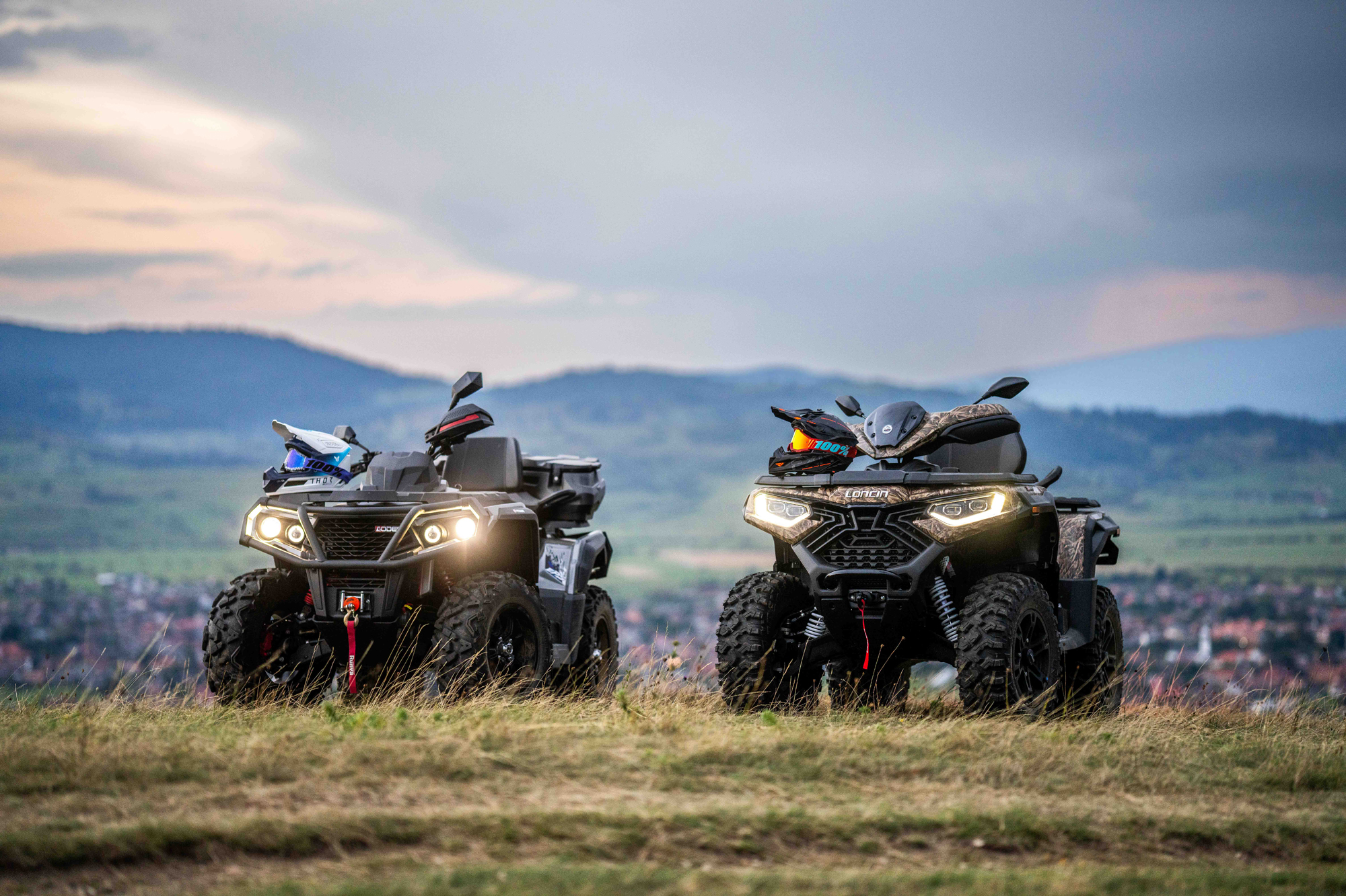 Video ATV LONCIN XWOLF 700L, 686cc, 47,6 CP, 35kW, 2WD/4WD, T3b · Negru 