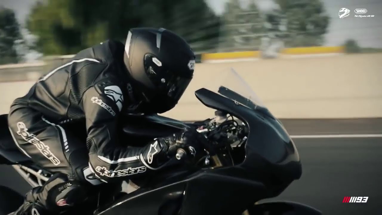 Video Cască Moto Integrală SHOEI X-SPIRIT III DAIJIRO TC-1 · Roșu / Albastru / Negru / Galben 