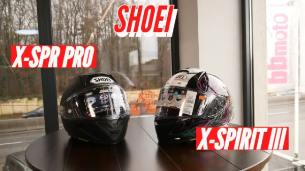 Video Cască Moto Integrală SHOEI X-SPR PRO Marquez Motegi4 TC-1 · Alb / Negru / Auriu / Roșu 