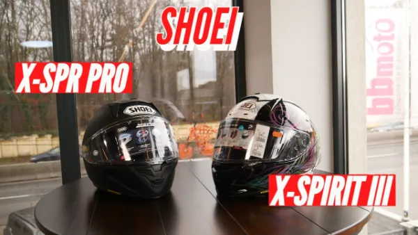 Video Cască Moto Integrală SHOEI X-SPR PRO Marquez7 TC-1 · Roșu / Albastru 