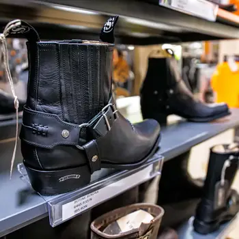 Botine Moto Chopper din Piele Naturală SENDRA BOOTS 6445 Seta Pull