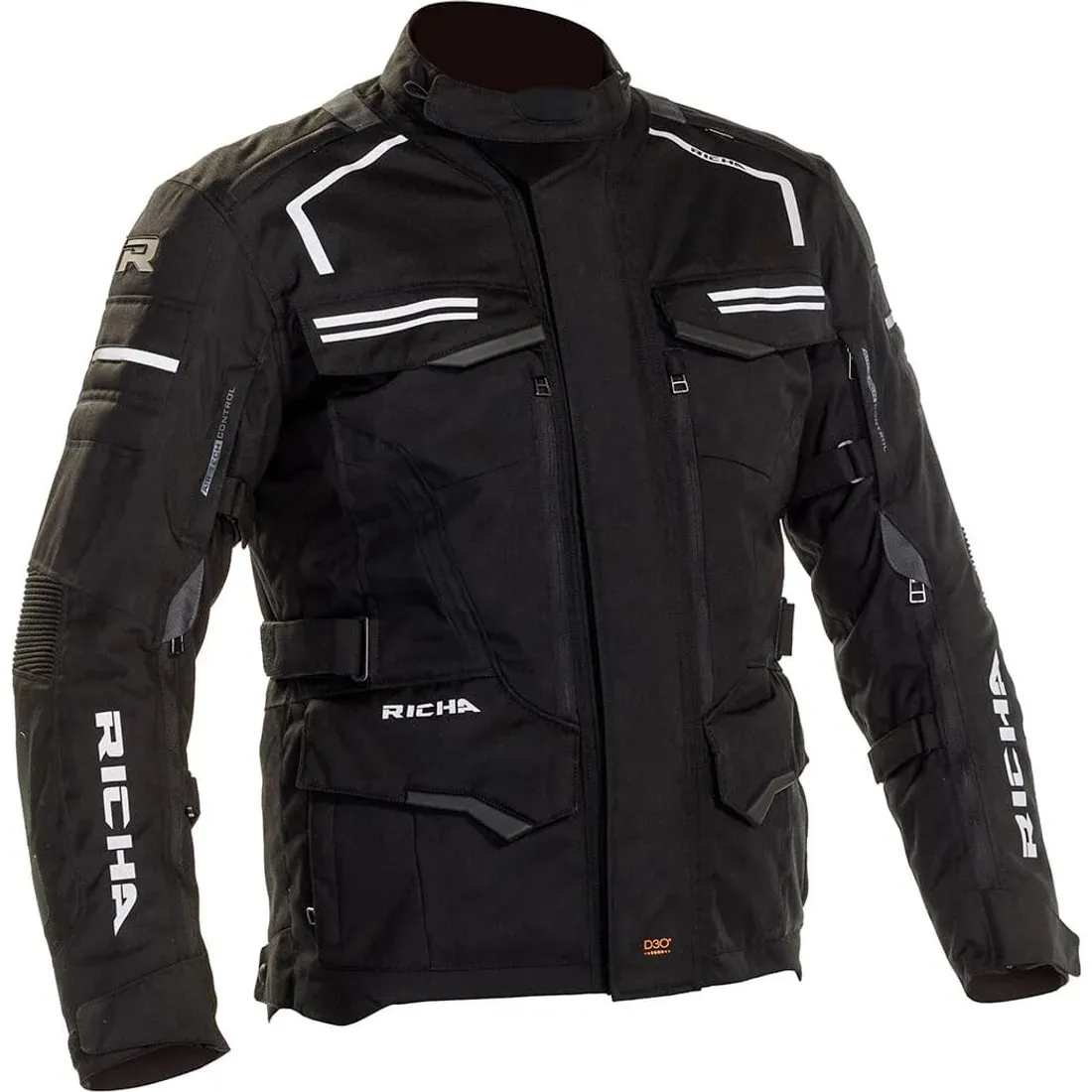 Geacă Moto din Textil RICHA TOUAREG 2 · Negru