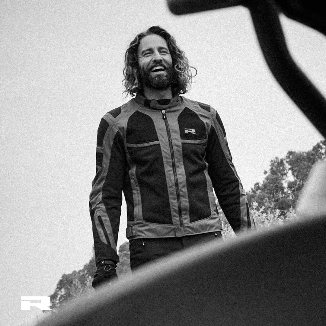 Geacă Moto de Vară din Textil RICHA AIRSTORM WP · Gri / Negru