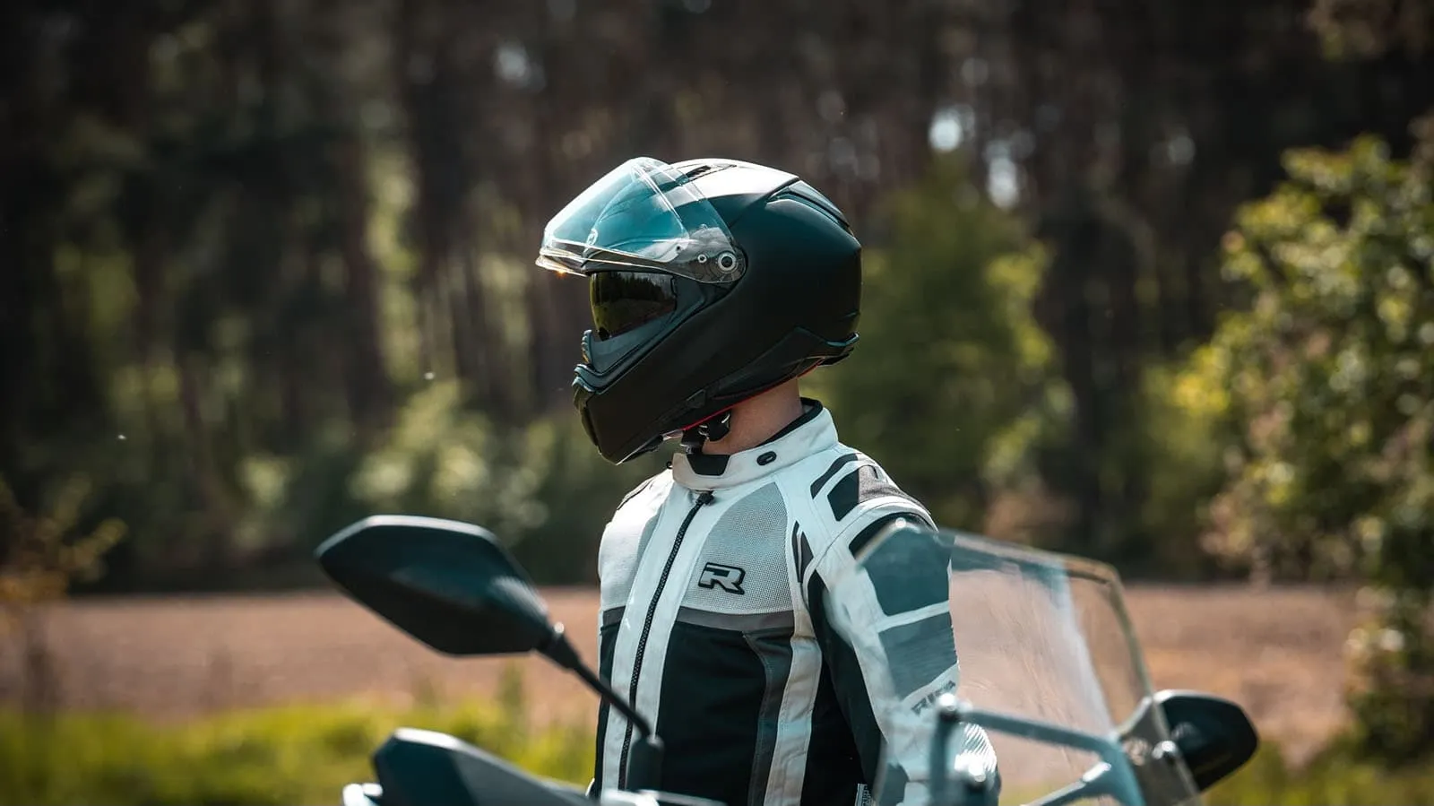 Geacă Moto de Vară din Textil RICHA AIRSTORM WP · Gri / Negru