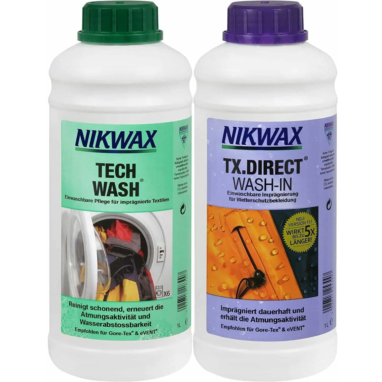 Set Nikwax Tech Wash și TX.Direct 1 litru