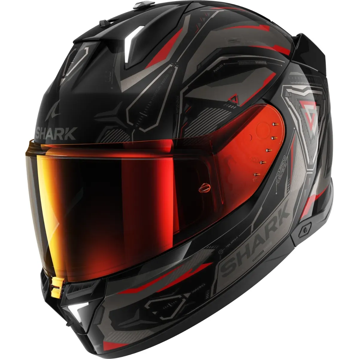 Cască Moto Integrală SHARK SKWAL i3 LINIK cu Lumini de Frână