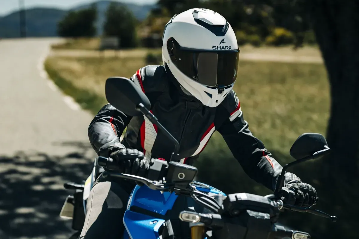 Cască Moto Integrală SHARK SPARTAN GT PRO BLANK · Negru