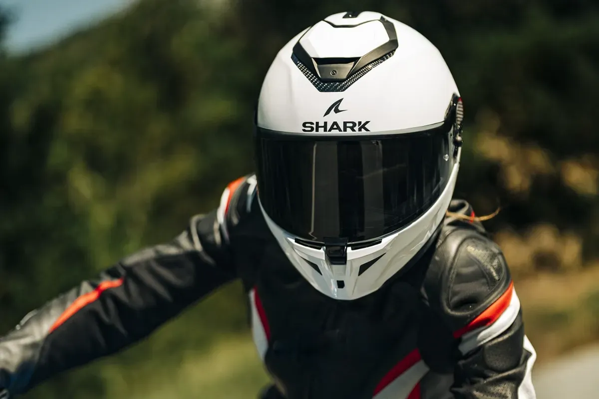 Cască Moto Integrală SHARK SPARTAN GT PRO BLANK &middot; Negru