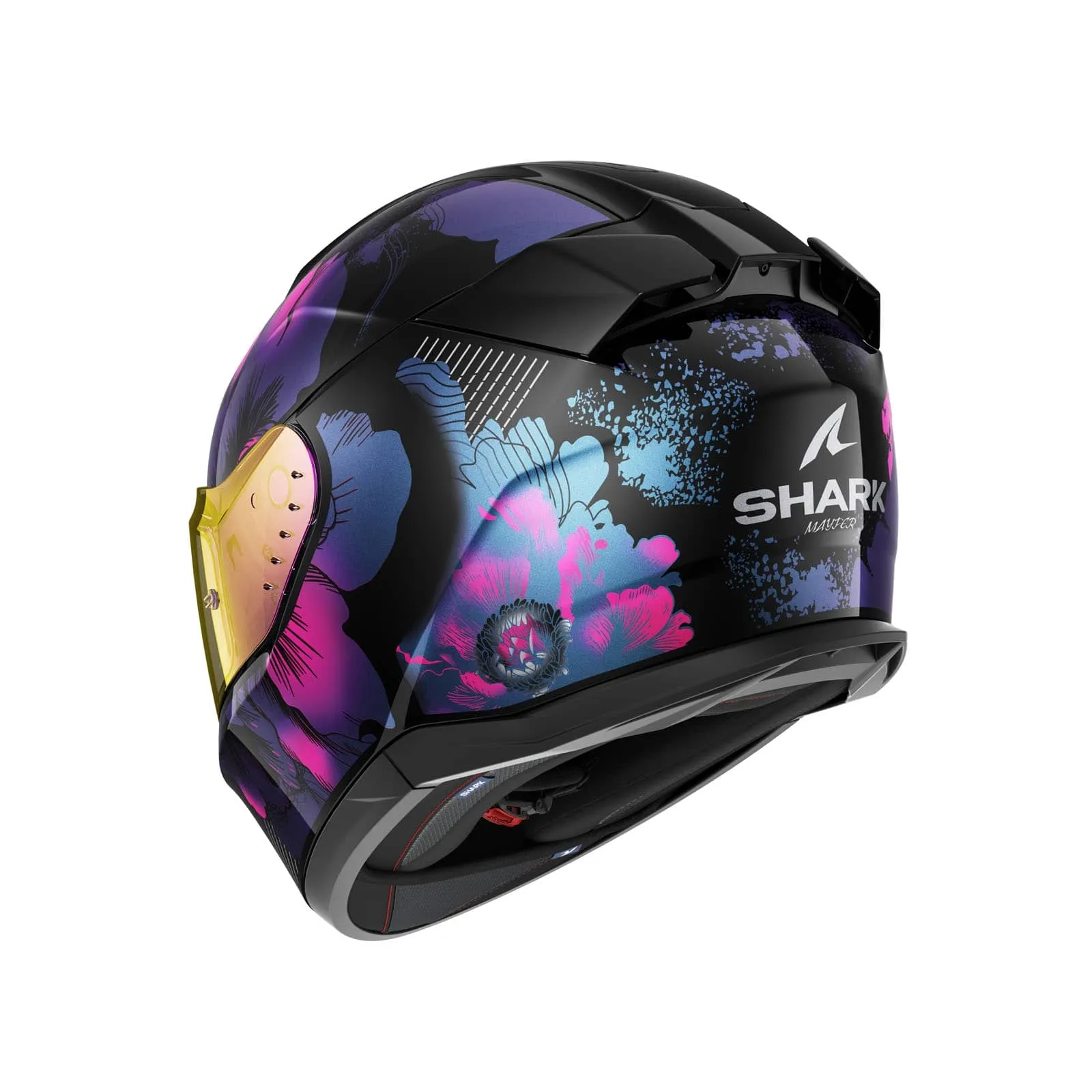 Cască Moto Integrală SHARK D-SKWAL 3 MAYFER · Negru / Mov