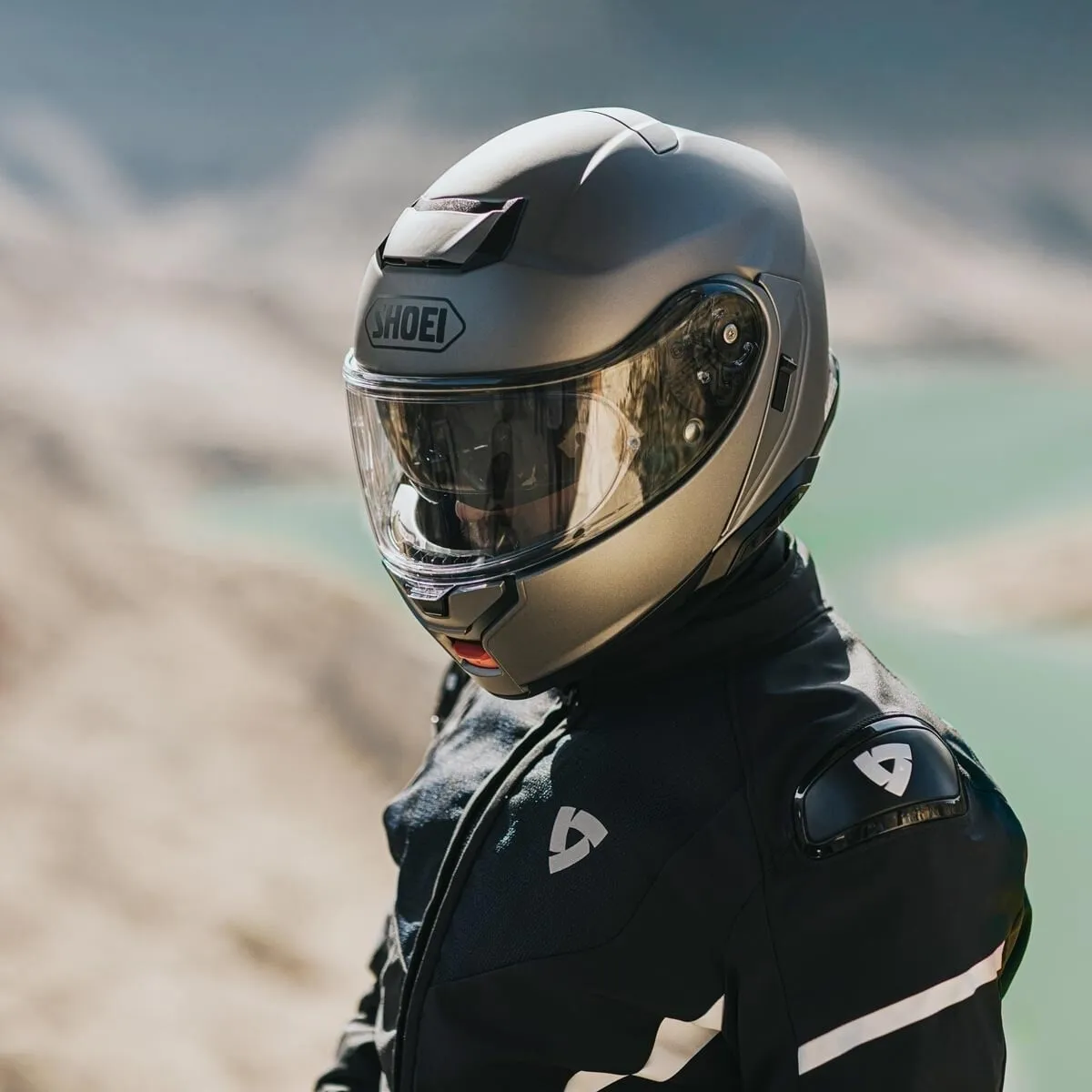 Cască Moto Flip-Up SHOEI NEOTEC 3 ANTHEM TC-5 · Negru / Gri