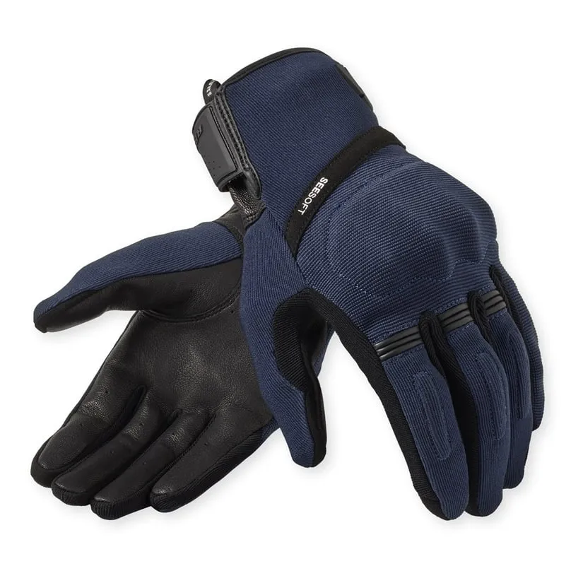 Mănuși Moto de Vară din Textil și Piele Naturală REVIT MOSCA 2