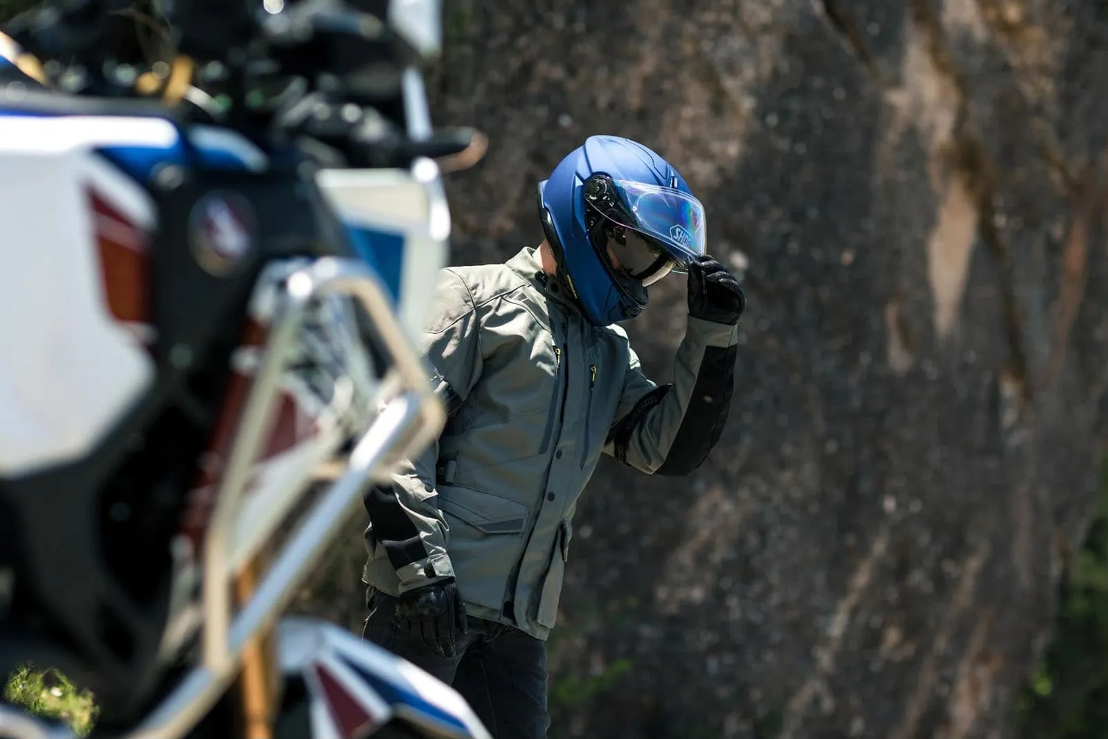 Cască Moto Integrală SHOEI GT-AIR 3 Chalk Grey · Gri