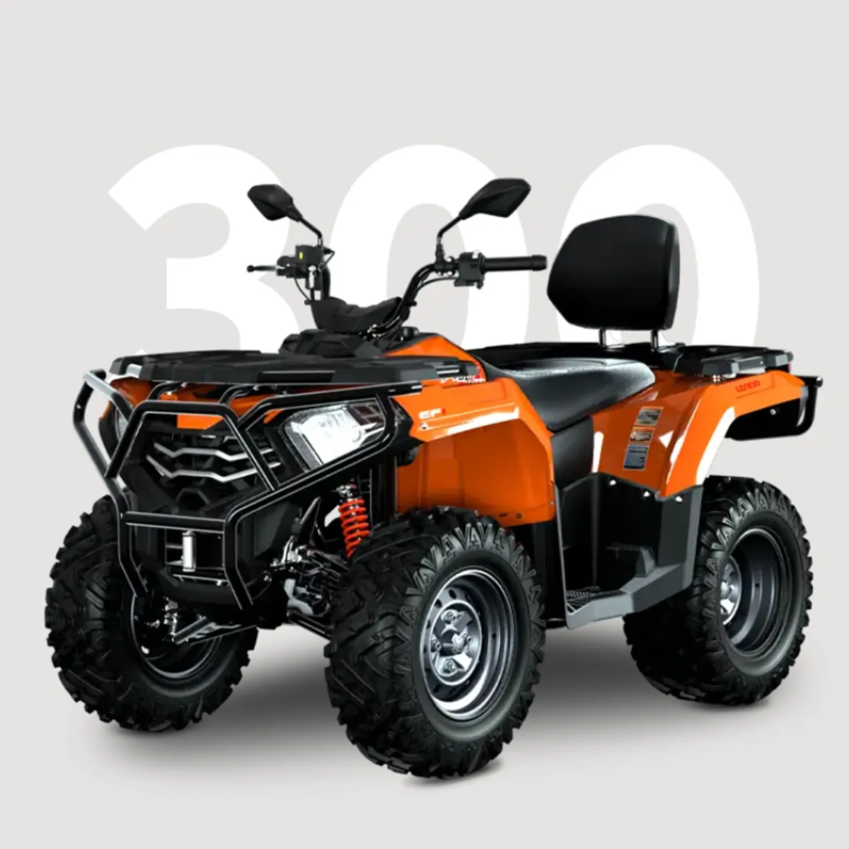 AT25.5cmフォロー割 ATV LONCIN XWOLF 300, 271cc, 23 CP, 16.8kW, 2WD, T3b · Portocaliu