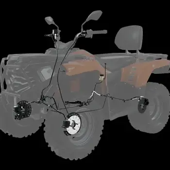 ATV LONCIN XWOLF 300, 271cc, 23 CP, 16.8kW, 2WD, T3b · Portocaliu