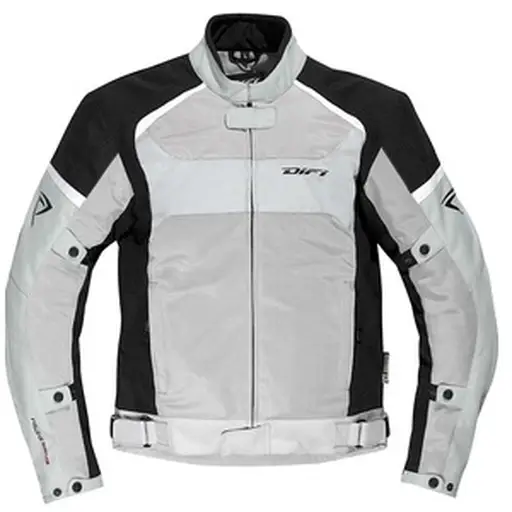 Geacă Moto din Textil DIFI SAN DIEGO · Negru / Gri