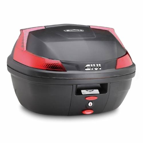 Cutie / Topcase Moto GIVI B3700N 37L · Negru / Roșu