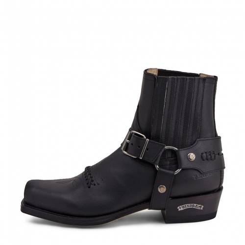 Botine Moto Unisex SENDRA BOOTS 6445 · SETA PULL OIL NEGRO · Negru