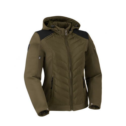 Geacă Moto Damă din Textil SEGURA NATCHO · Khaki
