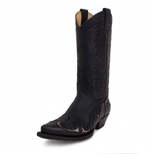 Cizme Cowboy Unisex SENDRA BOOTS 3242 · PULL OIL NEGRO-TRANSP. PITON · Negru 