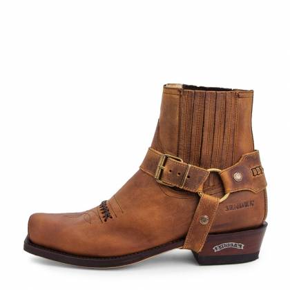 Botine Moto Chopper din Piele Naturală SENDRA BOOTS 6445 Seta Sprinter Tang 