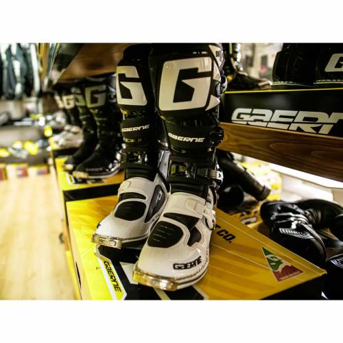 Cizme Enduro - Cross GAERNE SG-12 · Negru / Alb 