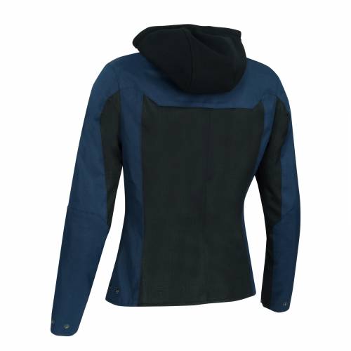 Geacă Moto Damă de Vară din Textil BERING SPIRIT · Negru / Albastru 