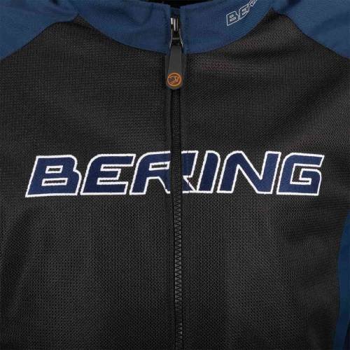 Geacă Moto Damă de Vară din Textil BERING SPIRIT · Negru / Albastru 