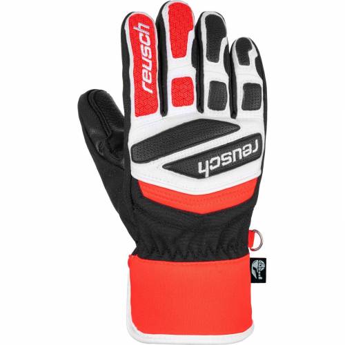 Mănuși Schi Copii REUSCH WORLDCUP WARRIOR PRIME R-TEX XT 7810 · Negru / Alb / Roșu