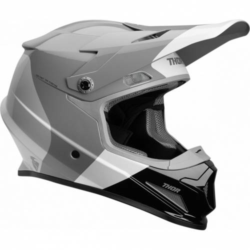 Cască Enduro - Cross THOR SECTOR BOMBER MIPS S9 · Gri / Alb