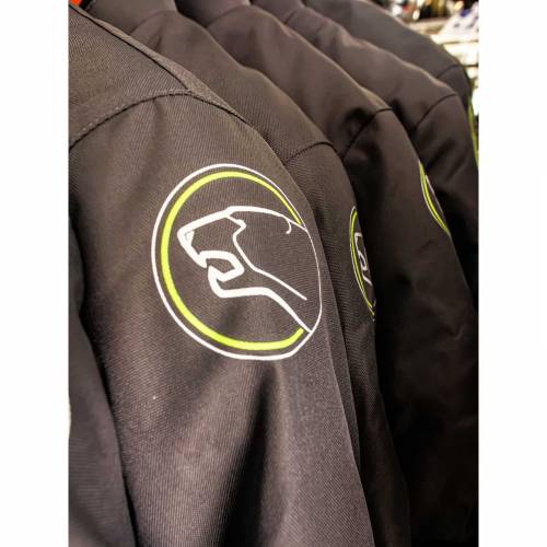 Geacă Moto din Textil BERING BATIST · Negru / Gri 
