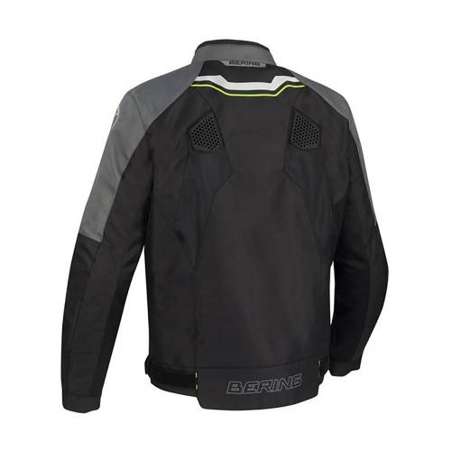 Geacă Moto din Textil BERING BATIST · Negru / Gri 