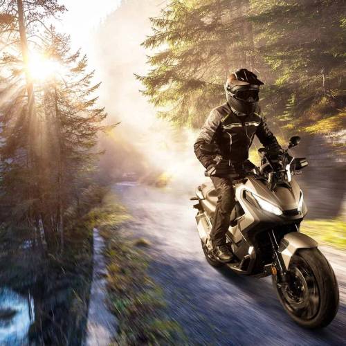 Geacă Moto din Textil BERING BATIST · Negru / Gri 