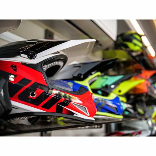 Cască Enduro - Cross THOR SECTOR FADER · Rosu / Negru 