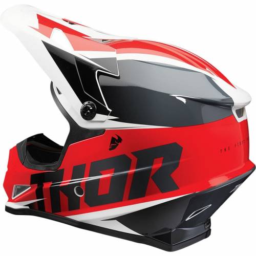 Cască Enduro - Cross THOR SECTOR FADER · Rosu / Negru 