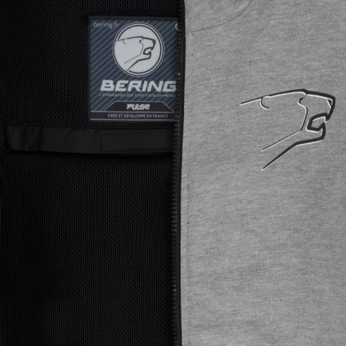 Hanorac Moto cu Protecții & Kevlar BERING HOODIZ · Gri 