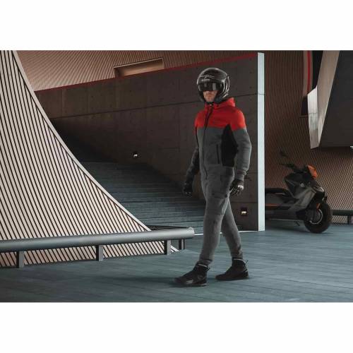 Hanorac Moto cu Protecții & Kevlar BERING HOODIZ · Gri 
