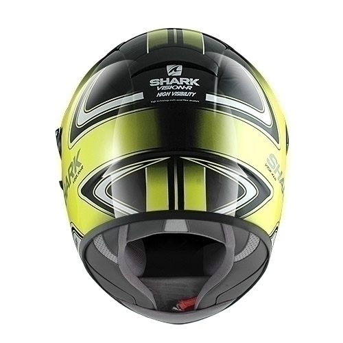 Cască Moto Integrală SHARK VISION-R HIGH VISIBILITY · Negru / Galben 
