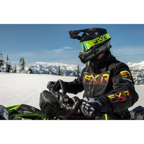 Cască Enduro - Cross - Snowmobil FXR RACING BLADE 2.0 FORCE · Negru / Verde-Fluo 