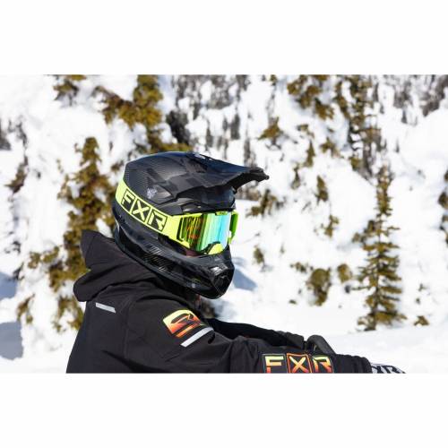 Cască Enduro - Cross - Snowmobil FXR RACING BLADE 2.0 FORCE · Negru / Verde-Fluo 